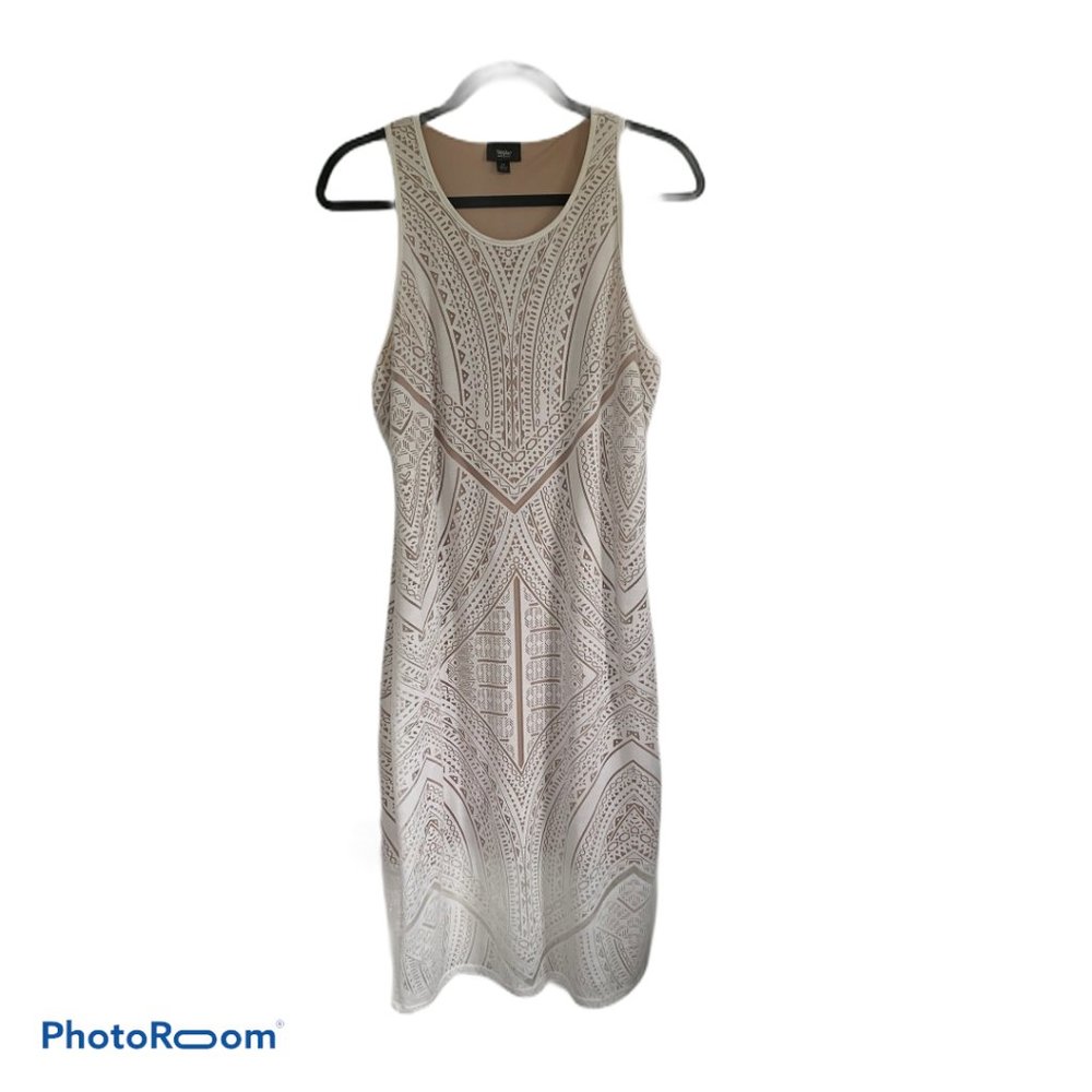 Sheer White Body-Con Dress